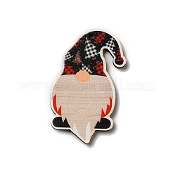 Ciondoli grandi natalizi in legno stampato monofacciale&nbsp;WOOD-H102-01H