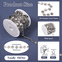 Kit fai da te per la creazione di collane con braccialetti a catena&nbsp;DIY-TA0004-72