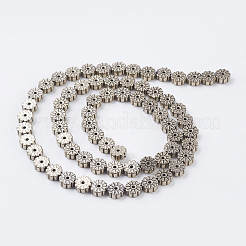 Perlas de hematita sintéticas no magnéticas galvanizadas al vacío con revestimiento de PVD&nbsp;G-F534-H01