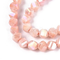 Brins de perles de verre électrolytiques anti-ternissement&nbsp;GLAA-T025-6mm-14G