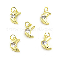 Adornos de latón micropavé de circonia cúbica&nbsp;KK-E068-VB230