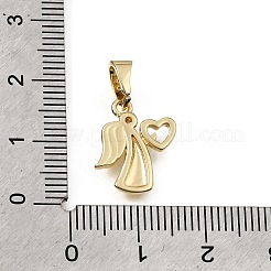 Breloques en laiton zircon cubique transparent&nbsp;CU-L001-14G-05