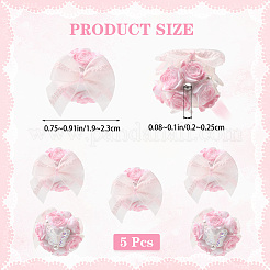 5 Uds cuentas de resina opaca&nbsp;RESI-SZ0002-16A