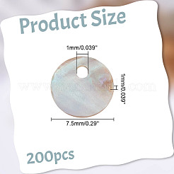 200 Stück natürliche Akoya-Muschel&nbsp;BSHE-AR0001-06