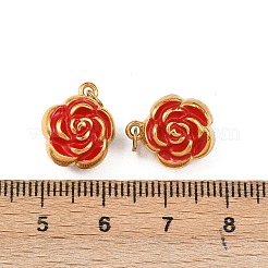 304 Edelstahl-Emaille-Anhänger&nbsp;STAS-G364-15G