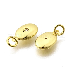 Ottone micro spianare pendenti zirconi&nbsp;X-KK-I275-32G
