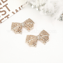 Decoración de zapatos con rhinestone y lazo&nbsp;DIY-WH0430-522A