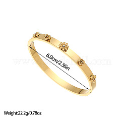 Bracciali incernierati in acciaio inossidabile 304 per donna&nbsp;FS-WG9FB12-05