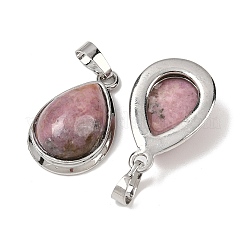 Colgantes naturales rhodonite&nbsp;G-L512-C08-A