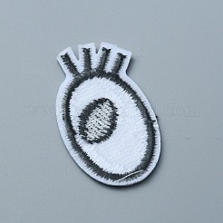Patches zum Aufbügeln/Aufnähen aus Polyester mit einem Auge&nbsp;PATC-WH0001-117A