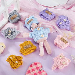 5 Set 5 Farben Garn Kleidungssets für die Puppenherstellung&nbsp;DIY-TA0014-35