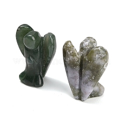 Statuette angolari intagliate in agata muschiata naturale&nbsp;GG-CBA8396-A08