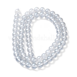 Trasparenti perle di vetro placca fili&nbsp;GLAA-T032-T6mm-C17