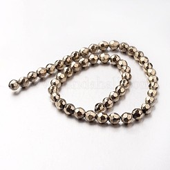 Electroplate non magnetici ematite sintetico fili di perline&nbsp;G-F300-42-06