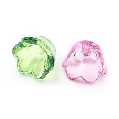 Perles acryliques transparentes de couleur mélangée&nbsp;X-PL548M