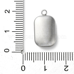 Pendentifs acryliques en acier inoxydable 304&nbsp;STAS-M091-02C-P