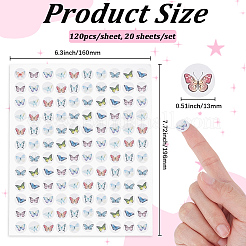 Papier-Aufkleber&nbsp;DIY-SP0007-43C