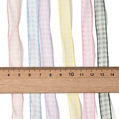 Ensembles de rubans tartan en polyester et nylon&nbsp;DIY-Z029-01Q
