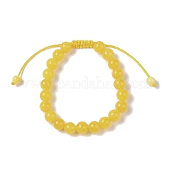 Bracelets de perles tressées en cire d'abeille&nbsp;BJEW-C067-01B-05