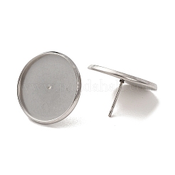 201 supports de boucles d'oreilles en acier inoxydable&nbsp;SA-CBAB174-01P-D