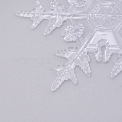 Pendentifs transparents en acrylique&nbsp;TACR-WH0001-14