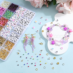 DIY-Sets zur Herstellung von Armbändern aus runden Saatperlen-Glasperlen&nbsp;DIY-SP0003-50