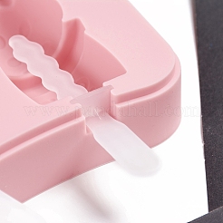 Silikonformen für Eis am Stiel in Lebensmittelqualität&nbsp;DIY-G022-13