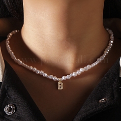 Colliers avec pendentif lettre B en laiton&nbsp;WZ6697-2