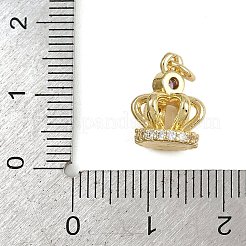 Colgante micropavé cubic zirconia de latón&nbsp;KK-Z123-01G