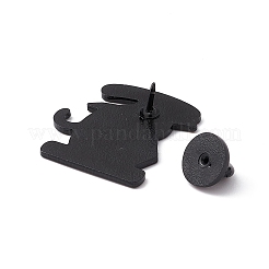 Katze mit Wortlegierungsbrosche für Rucksackkleidung&nbsp;LS-JEWB-M024-02B-C