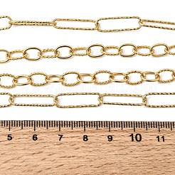 6 mm Messing-Doppellagen-Mischketten&nbsp;NJEW-L013-04G