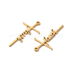 Pendentifs en acier inoxydable 304 avec placage ionique (IP)&nbsp;STAS-H212-08G