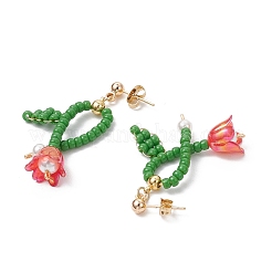 Blumenohrstecker&nbsp;EJEW-TA00637