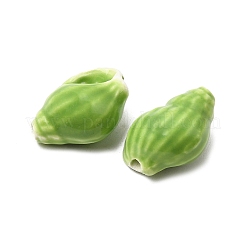 Perles en porcelaine manuelles&nbsp;PORC-A034-04J