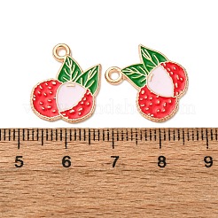 Colgantes de esmalte de aleación de frutas&nbsp;FIND-D304-03G-KCG