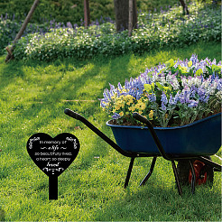 Gartenpflock aus Acryl&nbsp;AJEW-WH0382-002