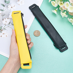 2 porte-stylo à bande élastique réglable en cuir PU&nbsp;AJEW-GF0002-99B