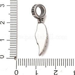 Ciondoli pendenti europei in acciaio inossidabile chirurgico 316 e strass&nbsp;SA-CBA7555-16AS-02