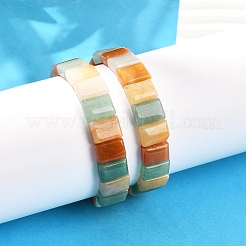 Braccialetti elastici con perline di pietre preziose miste naturali per donne e uomini&nbsp;BJEW-M049-18A