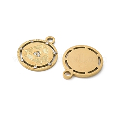 Pendentifs en strass en acier inoxydable 304&nbsp;STAS-Z122-43G