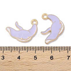 Emaille Anhänger Legierung&nbsp;ENAM-O001-08R-G