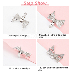 Legierte Strass-Schuhdekorationen&nbsp;DIY-FG0003-79P