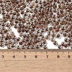 Perles de rocaille rondes en verre transparent&nbsp;X1-SEED-B001-05A-20