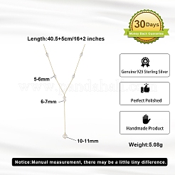 Collier pendentif en argent sterling et perle de culture d'eau douce naturelle (type Y) pour femme&nbsp;SE-CBA9BBC-16G
