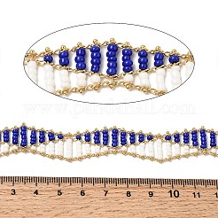Chaînes en perles de rocaille faites à la main&nbsp;CHC-K017-01G-01