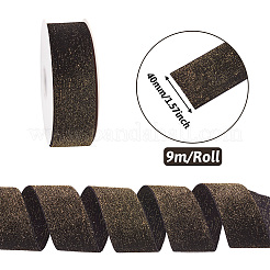 Ruban velours simple face scintillant 9 m&nbsp;OCOR-TAC0034-05D