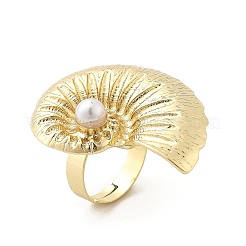 Verstellbare Ringe aus Conch-Legierung für Damen&nbsp;LS-RJEW-B108-03KCG