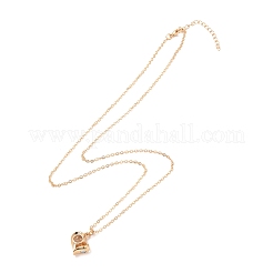 Set di collane con ciondolo a cuore in lega di placcatura a cremagliera&nbsp;NJEW-B081-05