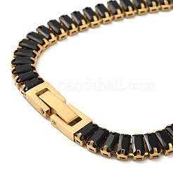 Pulsera de tenis con circonitas cúbicas&nbsp;BJEW-M301-04G-02