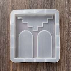 DIY-Silikonformen für Kerzen mit quadratischem Wallmuster&nbsp;DIY-G113-09A